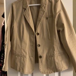 Khaki casual jacket